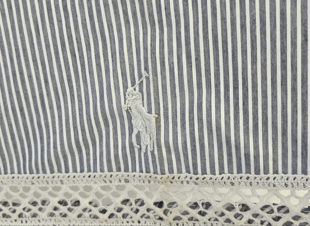 POLO　ポロラルフローレン　ストライプ　ポニー　ロゴ　折りたたみ　傘　晴雨兼用