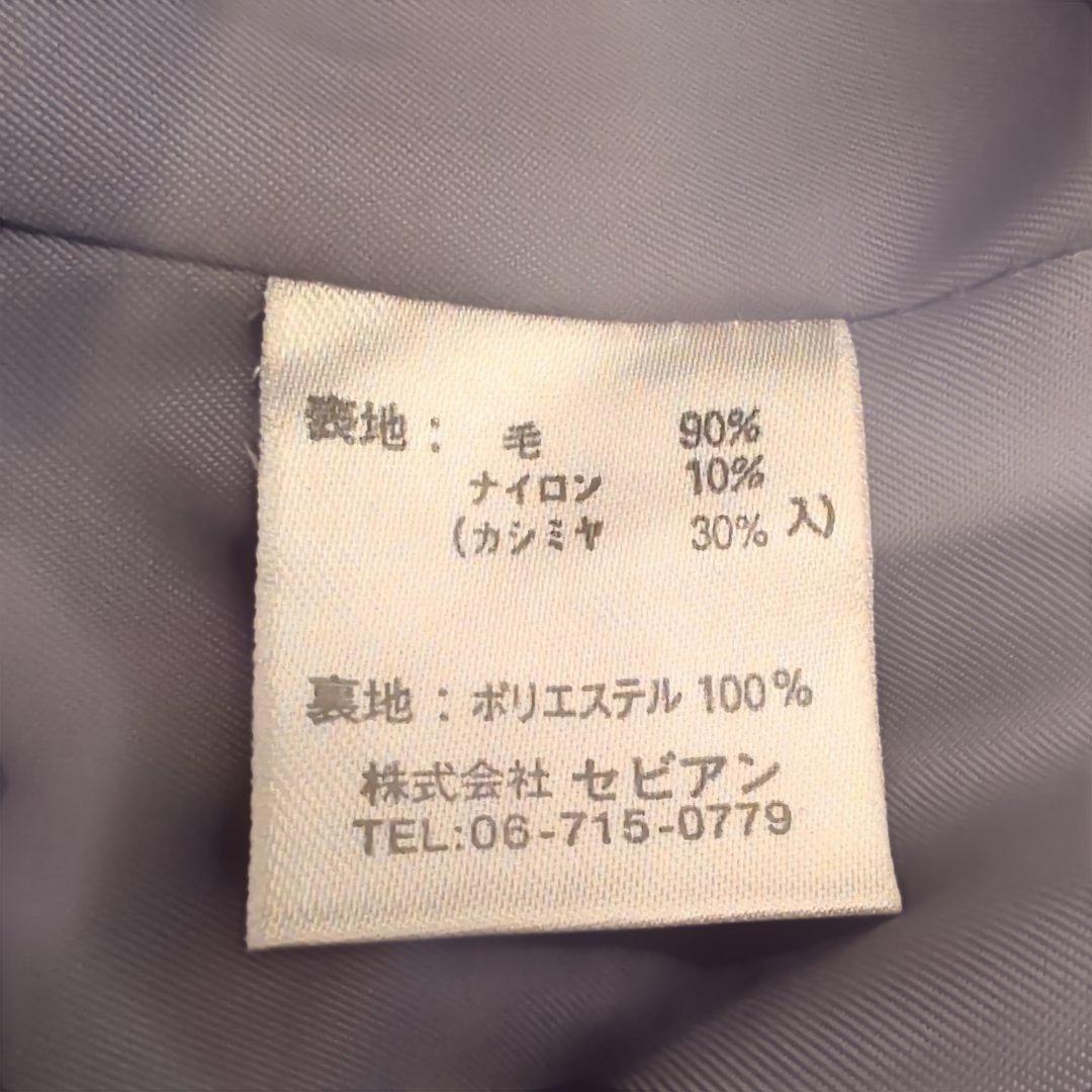 未使用 City Dimension フード付きダブルボタンコート カシミヤ入り