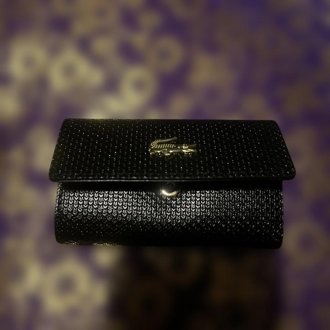 LACOSTE ブラックキーケース