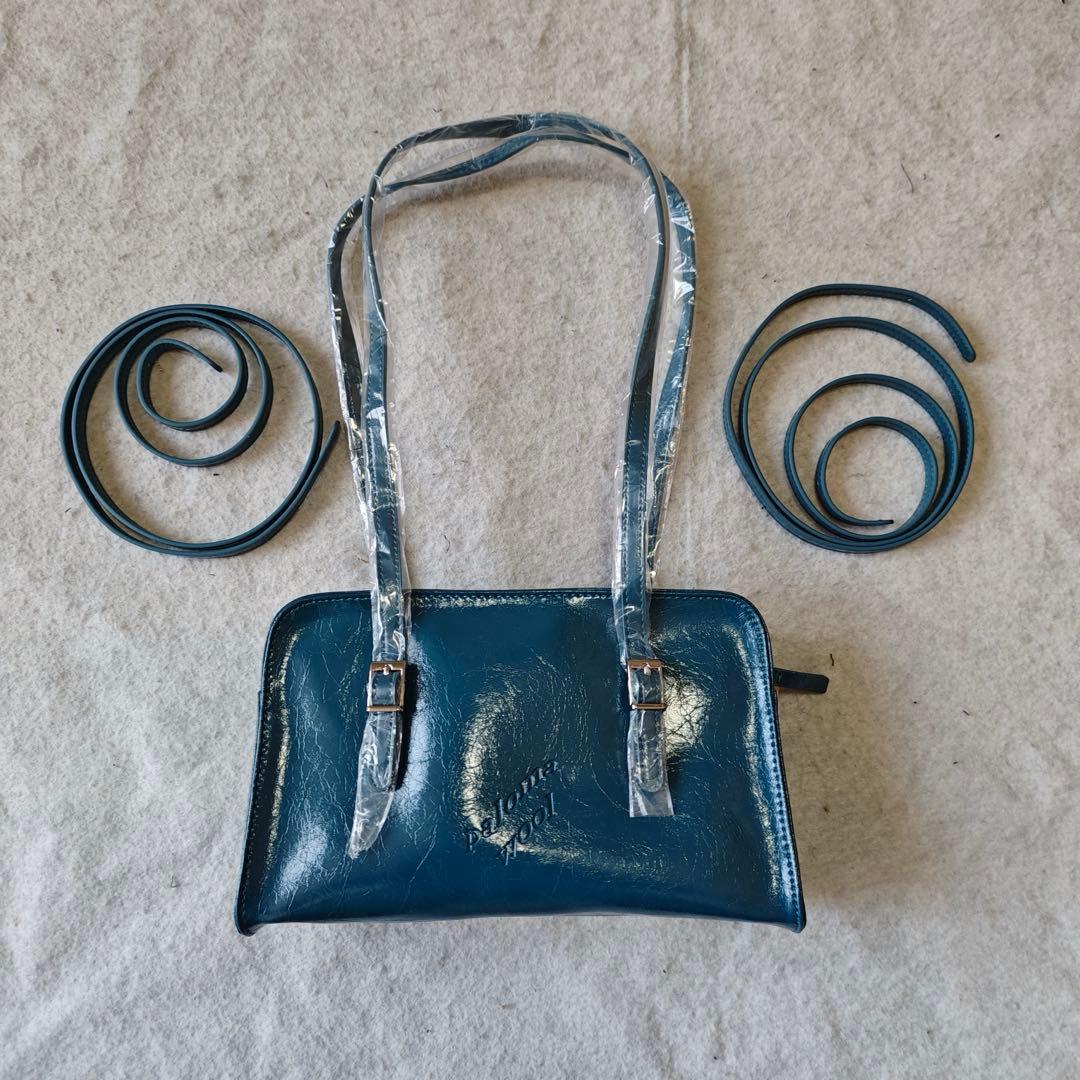 Paloma Wool 青 レザー ショルダーバッグ レディース