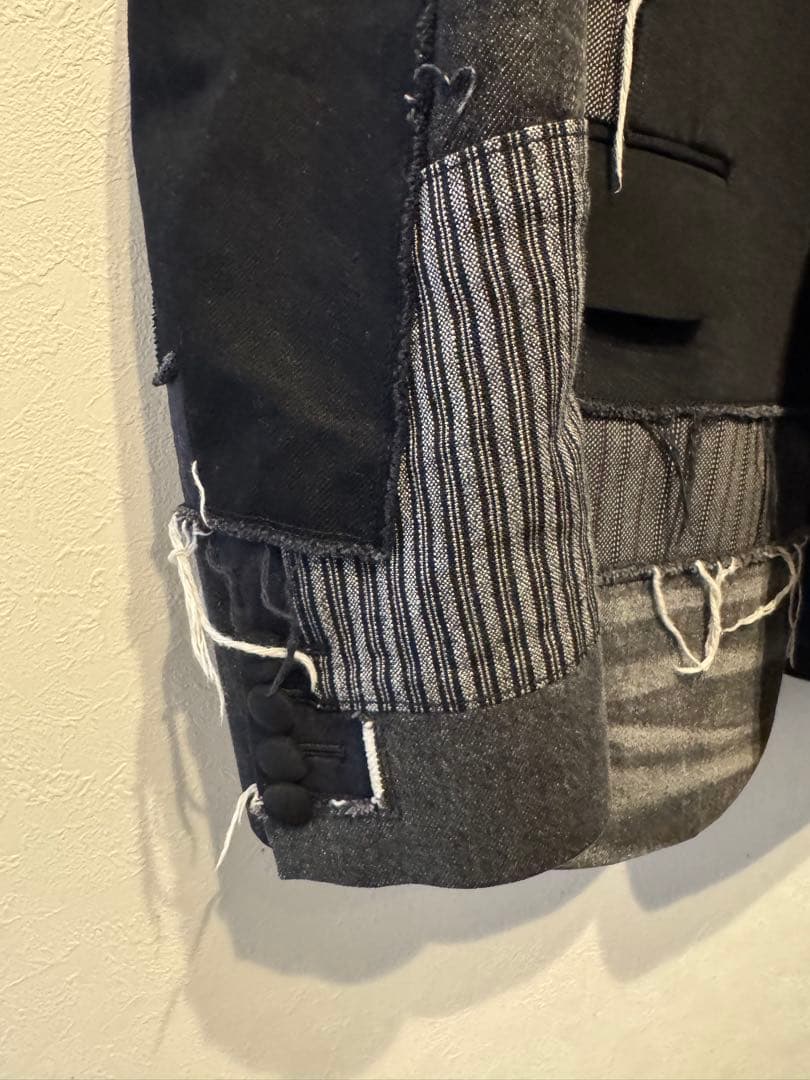 25S/S ジュンヤワタナベマン　パッチワークテーラーＪＫ