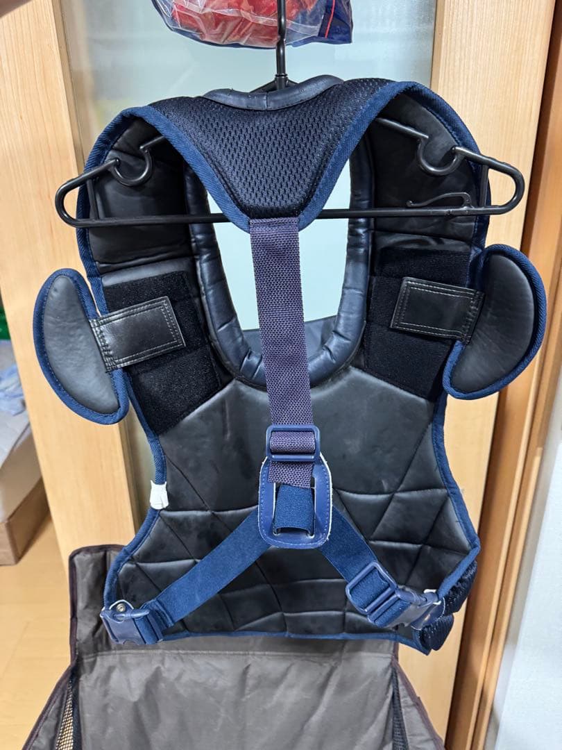 Mizuno Pro 硬式キャッチャープロテクター ネイビー