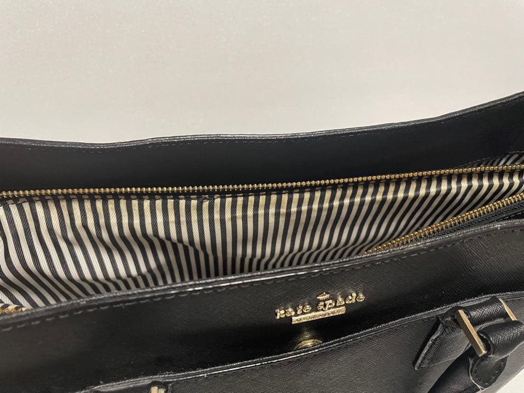 kate spade ブラック トートバッグ A4収納可