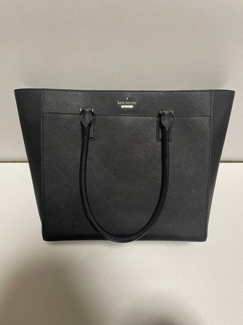 kate spade ブラック トートバッグ A4収納可