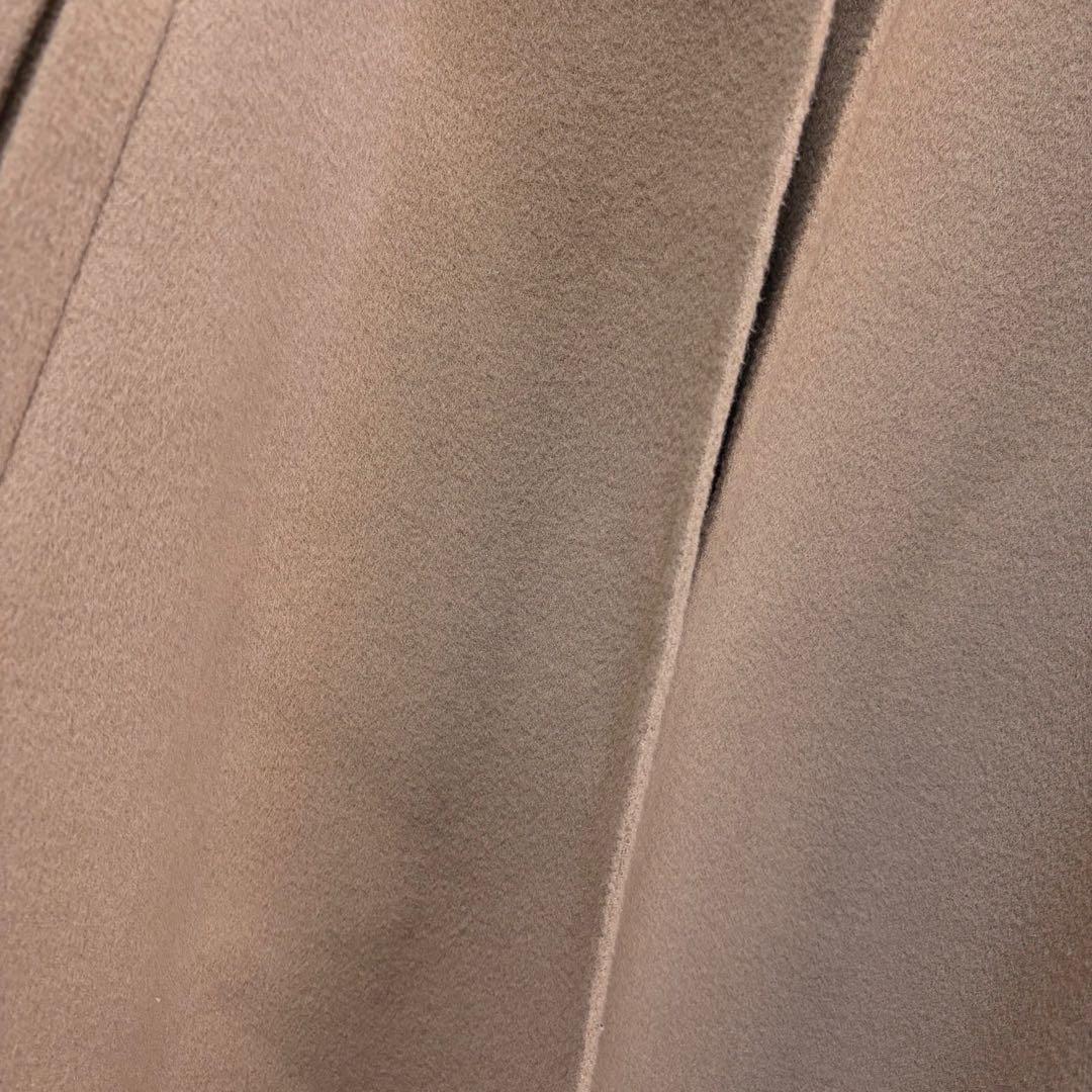 ☆21年モデル☆Spick&Span ウールVネックカラーリバーコート　キャメル