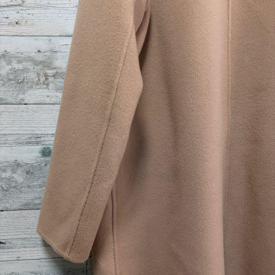 ☆21年モデル☆Spick&Span ウールVネックカラーリバーコート　キャメル