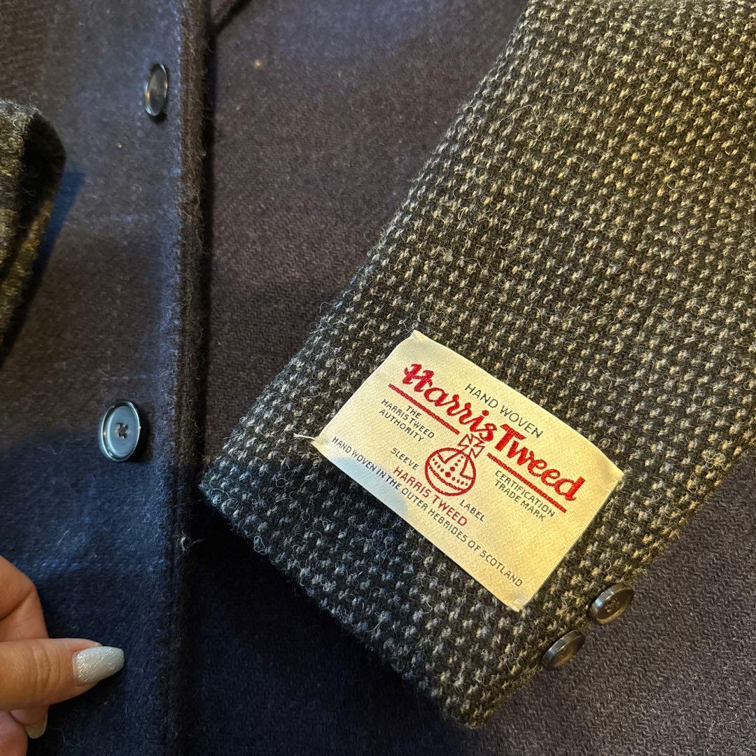 今日迄値下げBEAUTY&YOUTH（Harris Tweed）チェスターコート