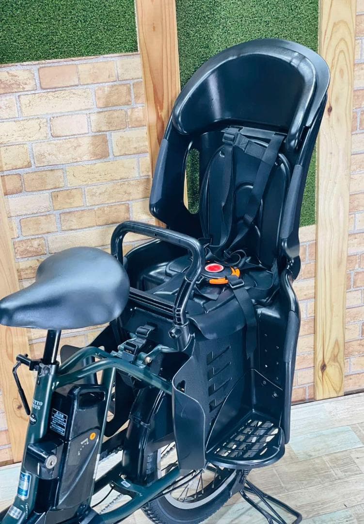 超破格 王様 グリーン ギュットアニーズ子供乗せ電動アシスト自転車 H1248