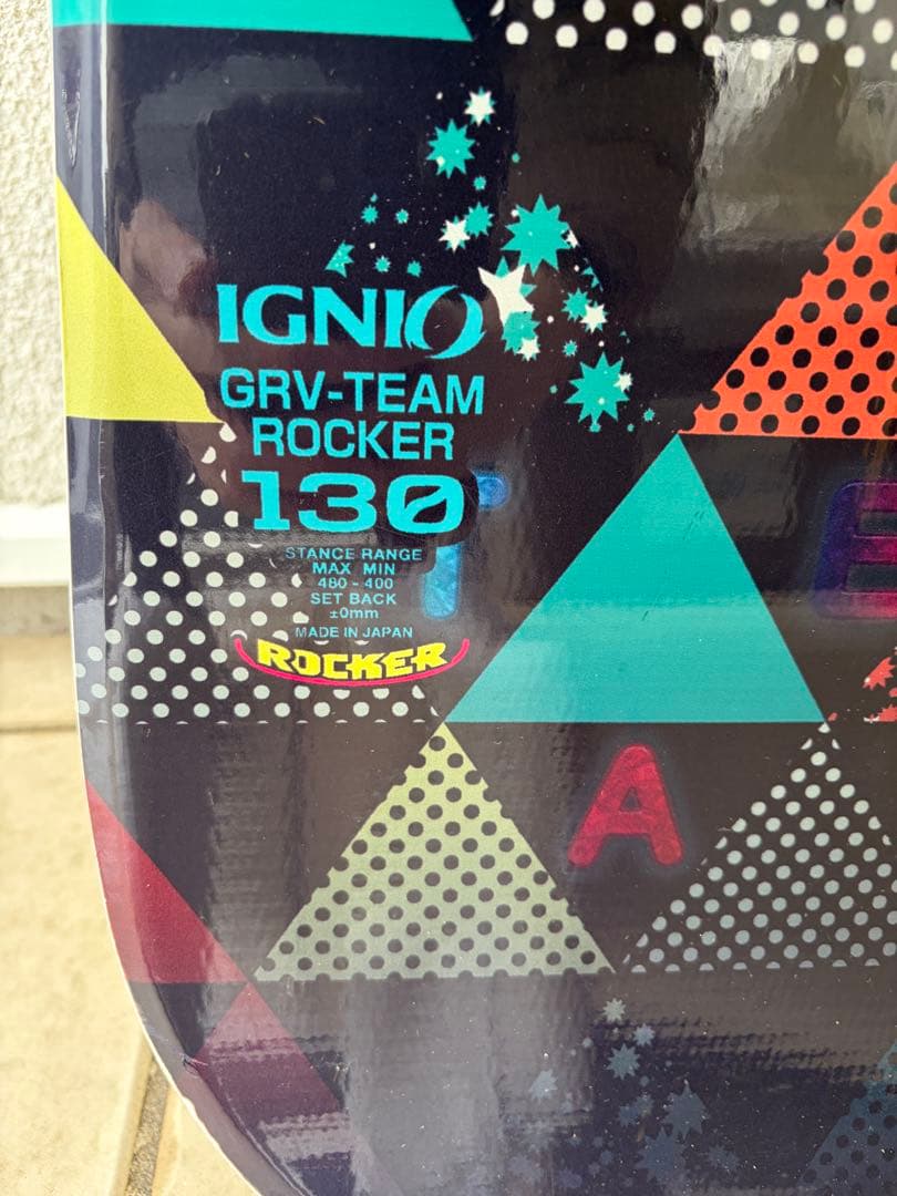 IGNIO スノーボード 130、ビンディング、ブーツ　25cm 3点セット