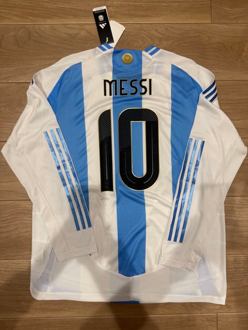 adidas アルゼンチン代表 メッシ　長袖　オーセンティック