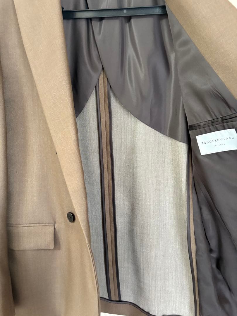 TOMORROWLAND ブラウン ダブルブレストジャケット・パンツ