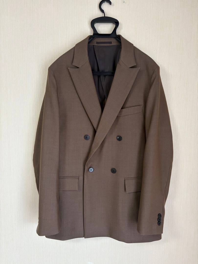TOMORROWLAND ブラウン ダブルブレストジャケット・パンツ