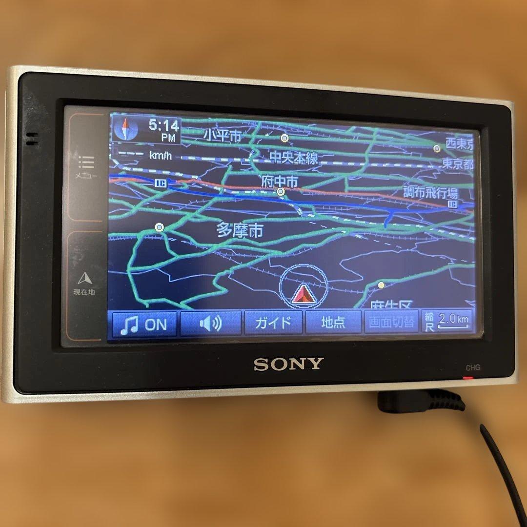 SONY ポータブル GPSナビ ＋VICS対応ビーコンユニット NVA-VB7