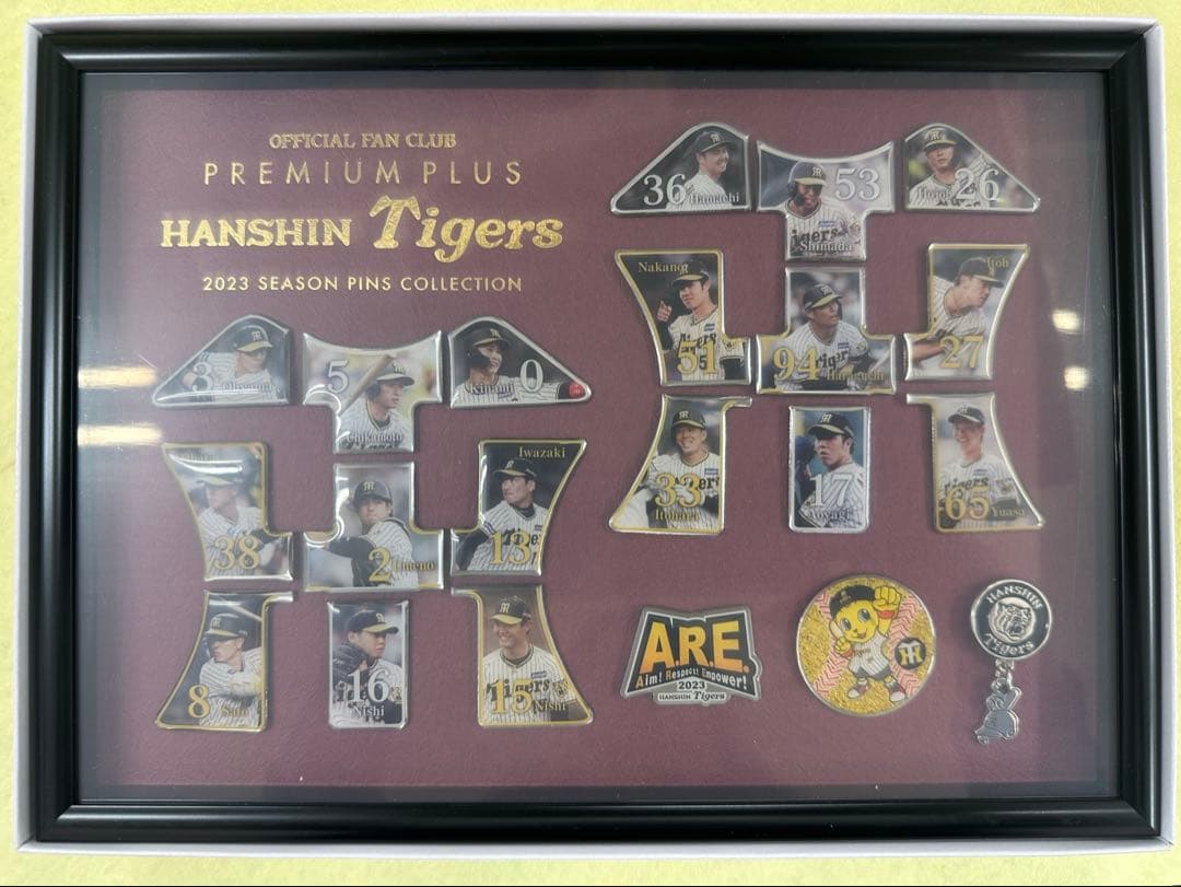 阪神タイガース　2023プレミアムプラス　ファンクラブ　ピンズ　コンプリート