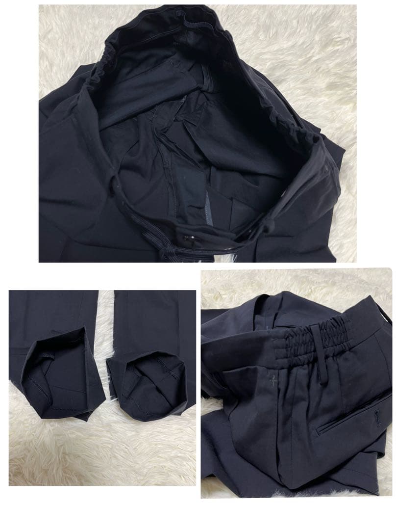 +CLOTHET 春夏秋セットアップ ウール　easy 紺 サイズ1