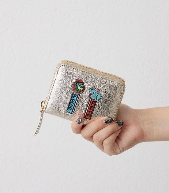 イアパピヨネ「PEZ×perche×ear」コラボジャバラ折り財布