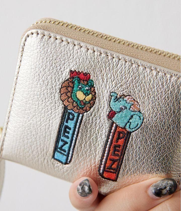 イアパピヨネ「PEZ×perche×ear」コラボジャバラ折り財布