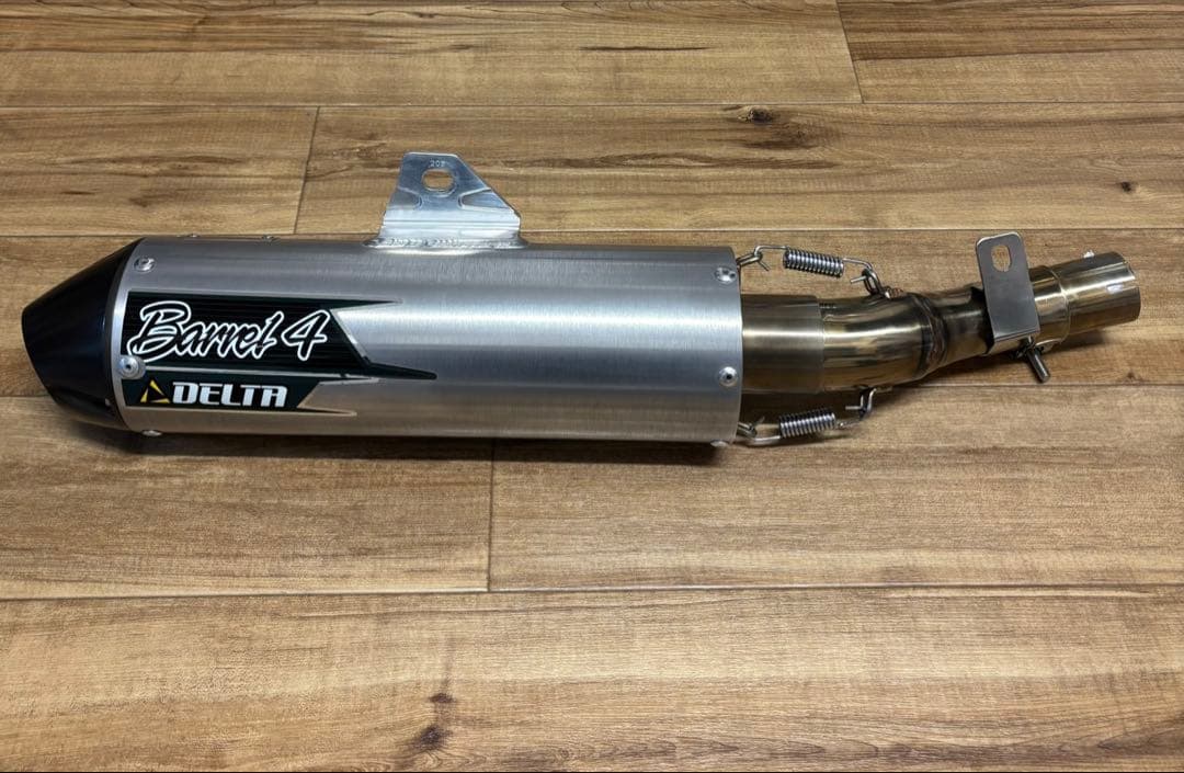 DELTA デルタ　バレル4 Sサイレンサー　JMCA公認　セロー　マフラー
