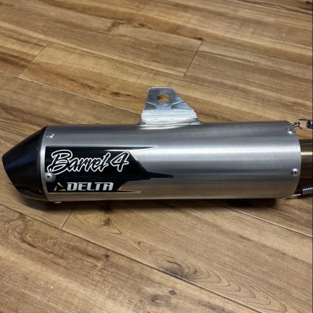 DELTA デルタ　バレル4 Sサイレンサー　JMCA公認　セロー　マフラー