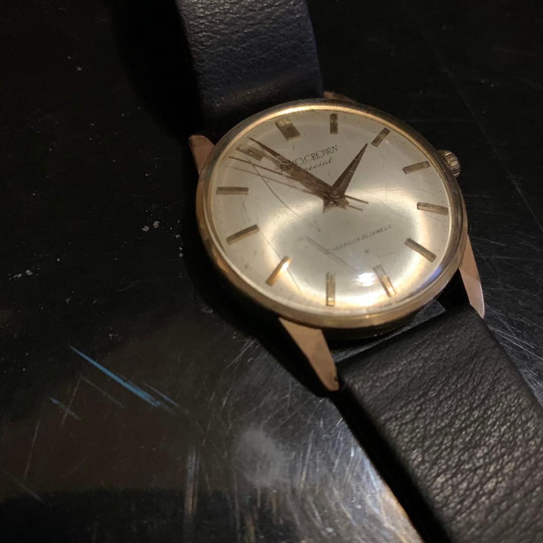 SEIKO CROWN Special 手巻き時計 稼働