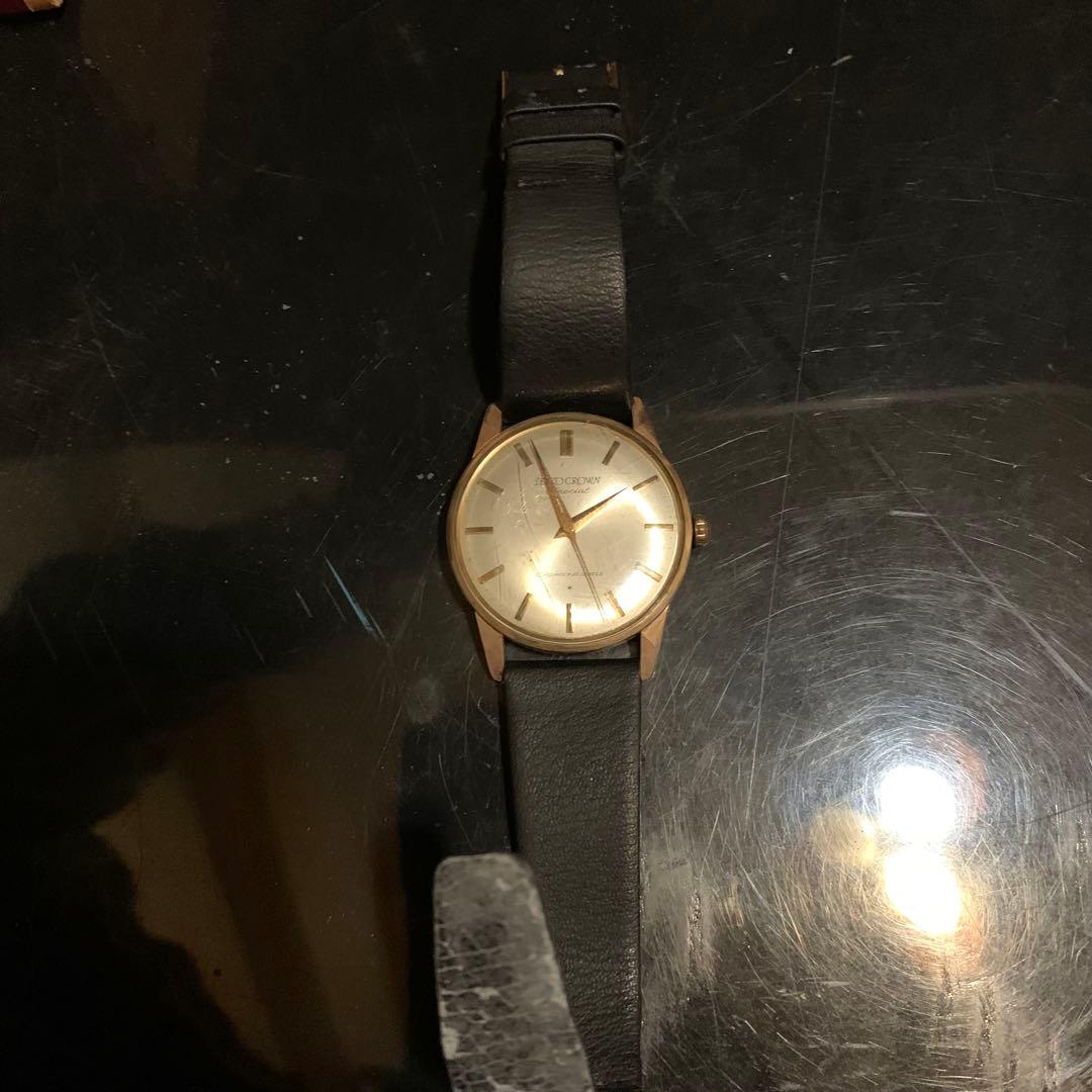 SEIKO CROWN Special 手巻き時計 稼働
