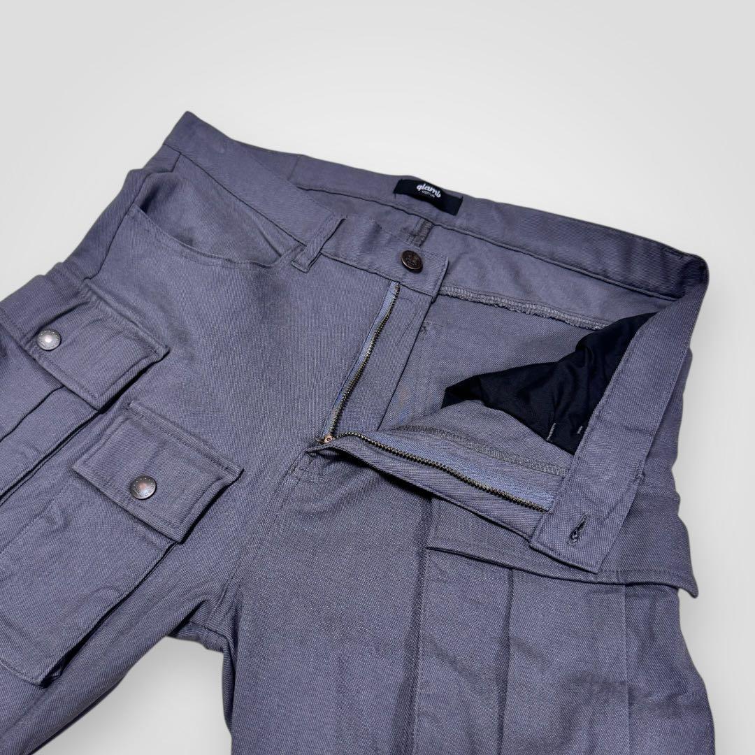 1572◆glamb グラム スキニーサルエルカーゴパンツ M グレー