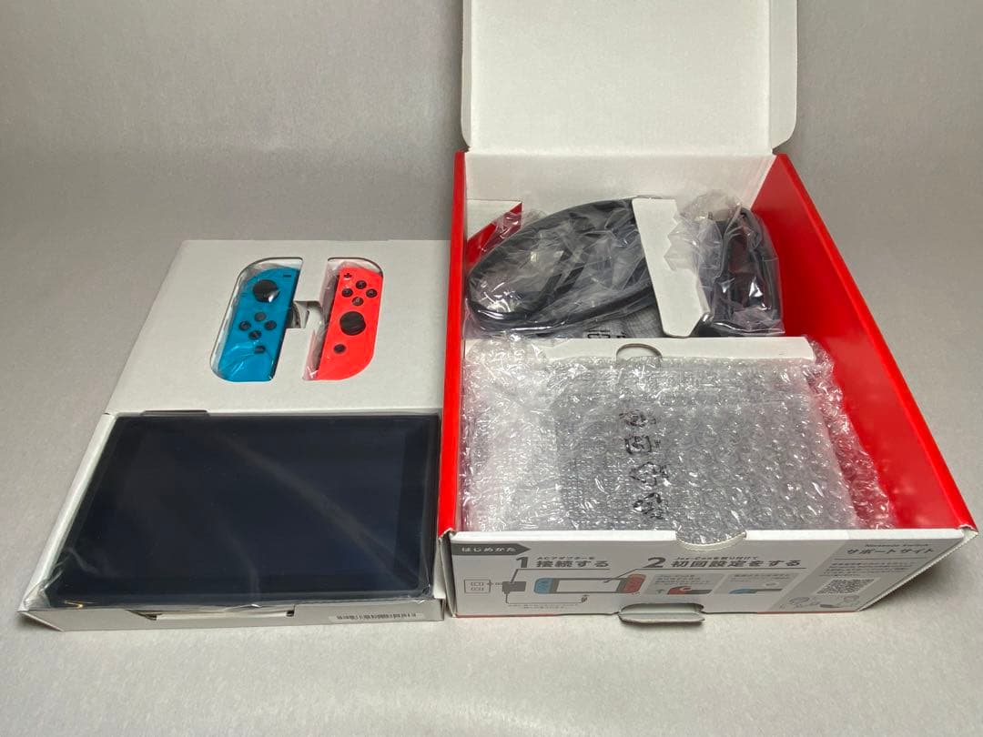 ほぼ未使用　Switch本体　任天堂Switch ネオン青赤　 任天堂 HAD