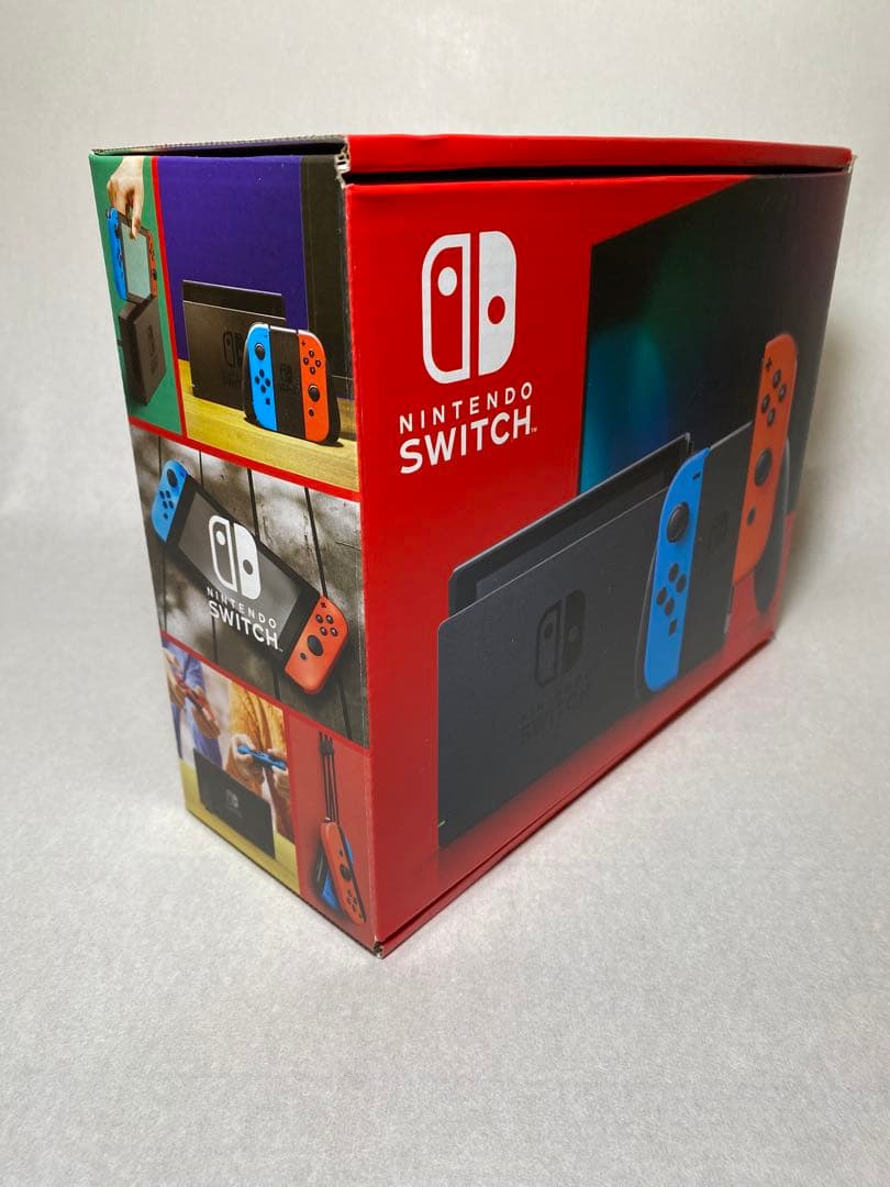 ほぼ未使用　Switch本体　任天堂Switch ネオン青赤　 任天堂 HAD