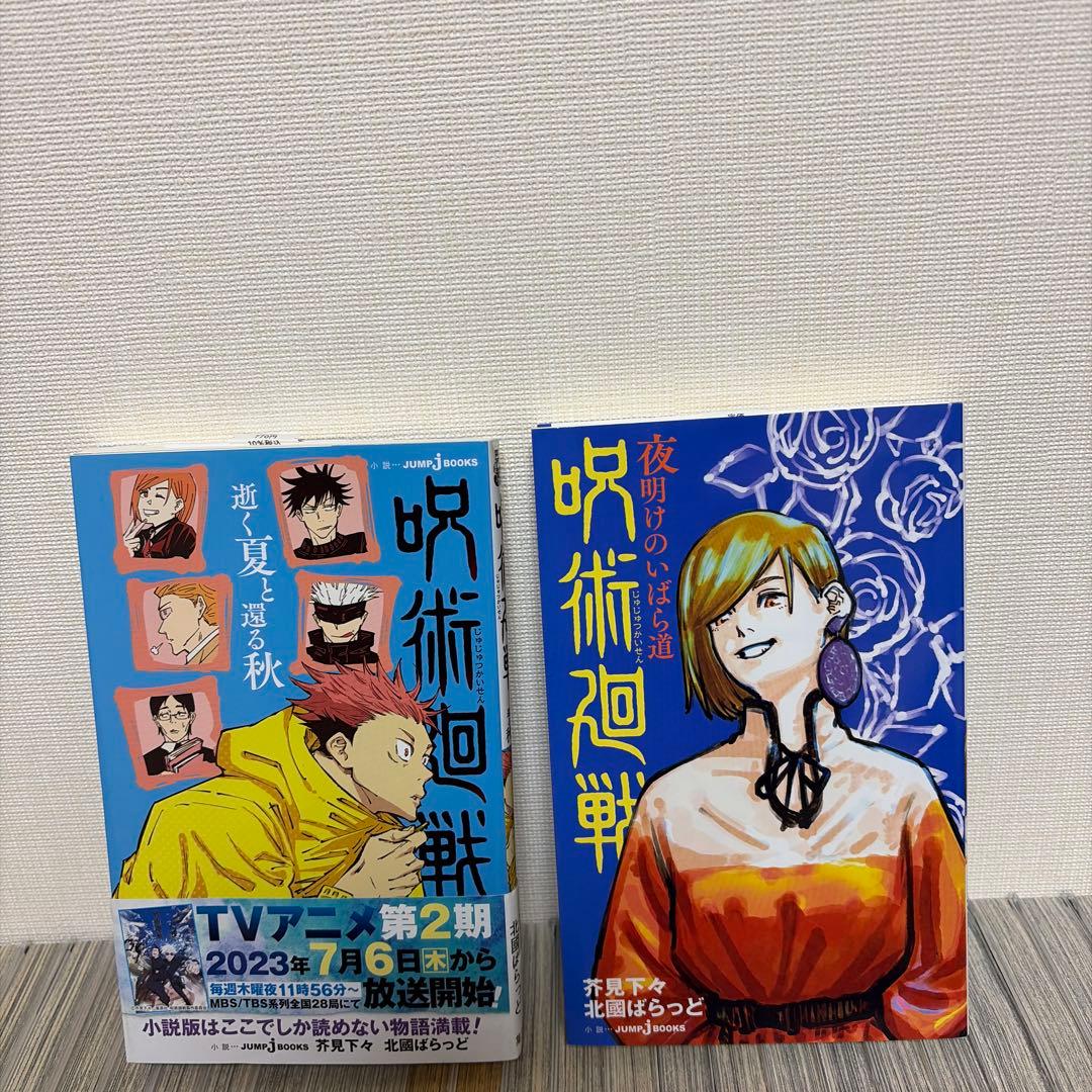呪術廻戦 全巻　小説2冊(夜明けのいばら道.逝く夏と還る秋)付き