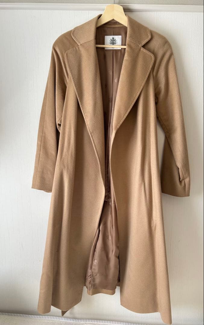 美品 old england カシミア コート キャメル 34