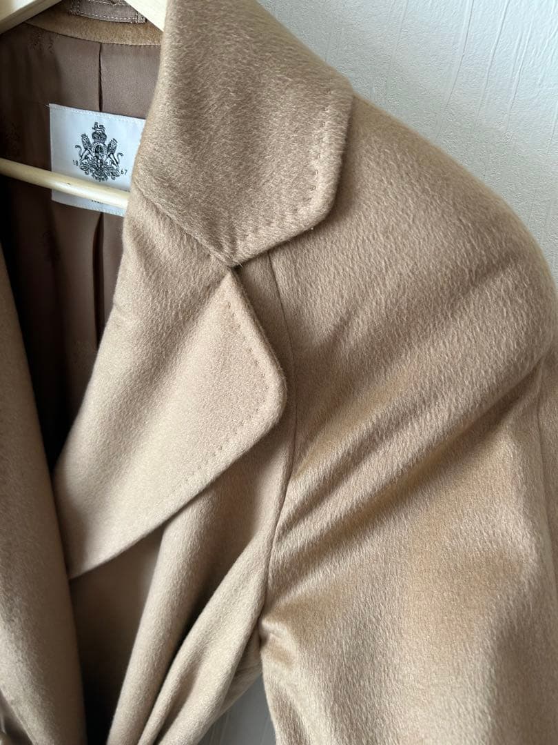 美品 old england カシミア コート キャメル 34