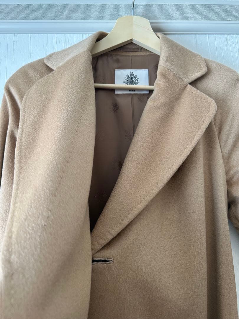 美品 old england カシミア コート キャメル 34
