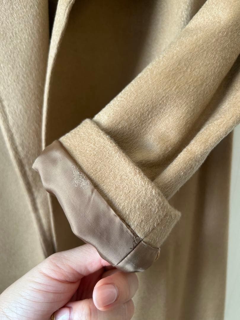 美品 old england カシミア コート キャメル 34