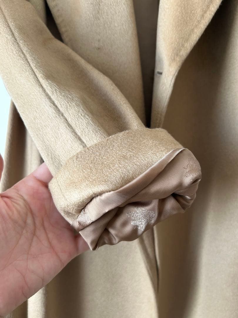 美品 old england カシミア コート キャメル 34