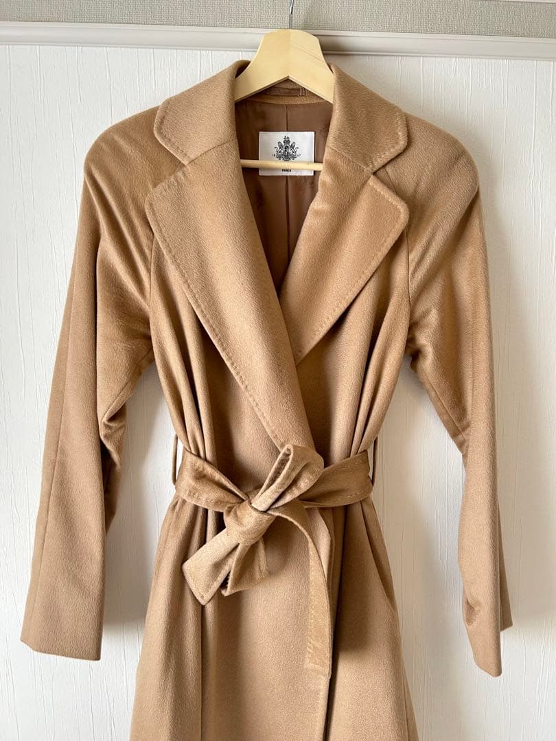 美品 old england カシミア コート キャメル 34