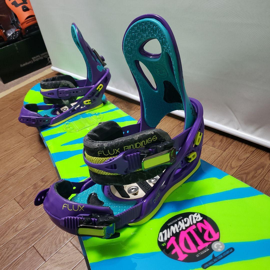 専用 RIDE FLUX 151cm スノーボードセット