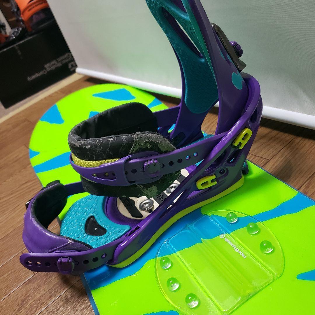 専用 RIDE FLUX 151cm スノーボードセット