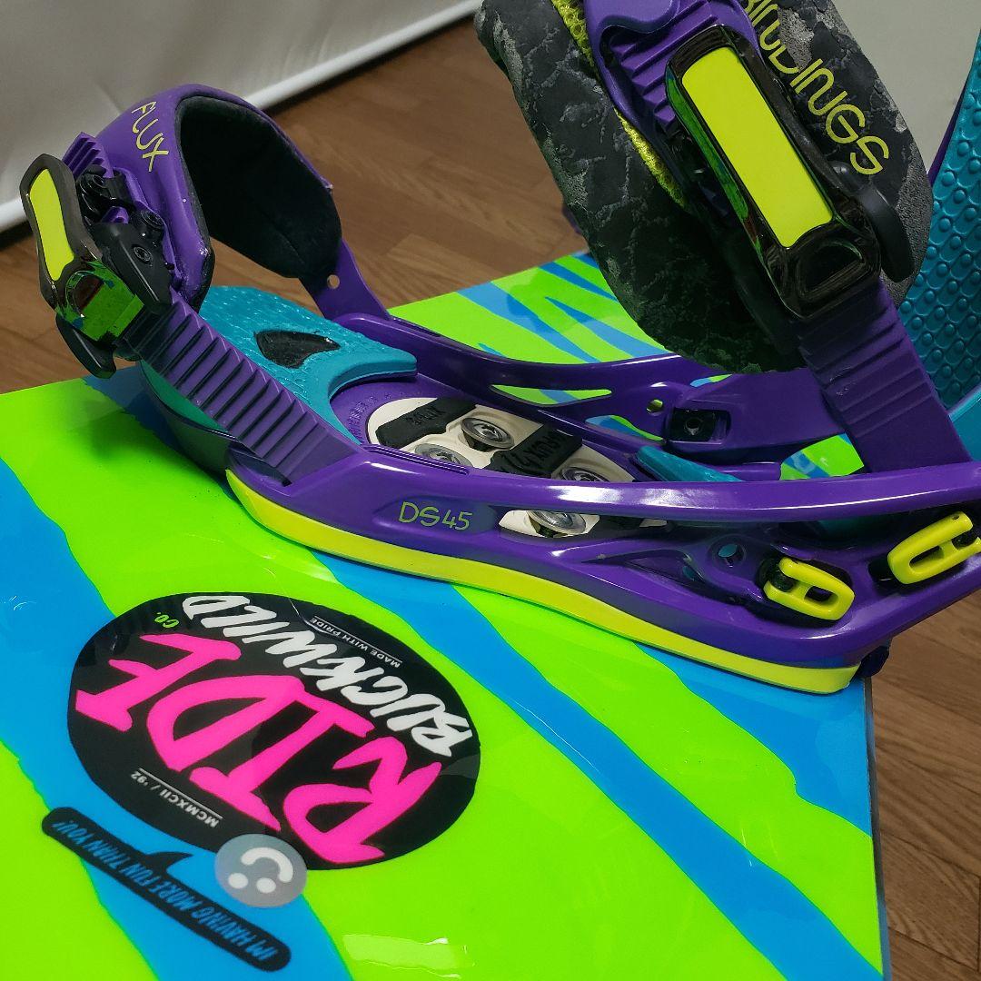 専用 RIDE FLUX 151cm スノーボードセット