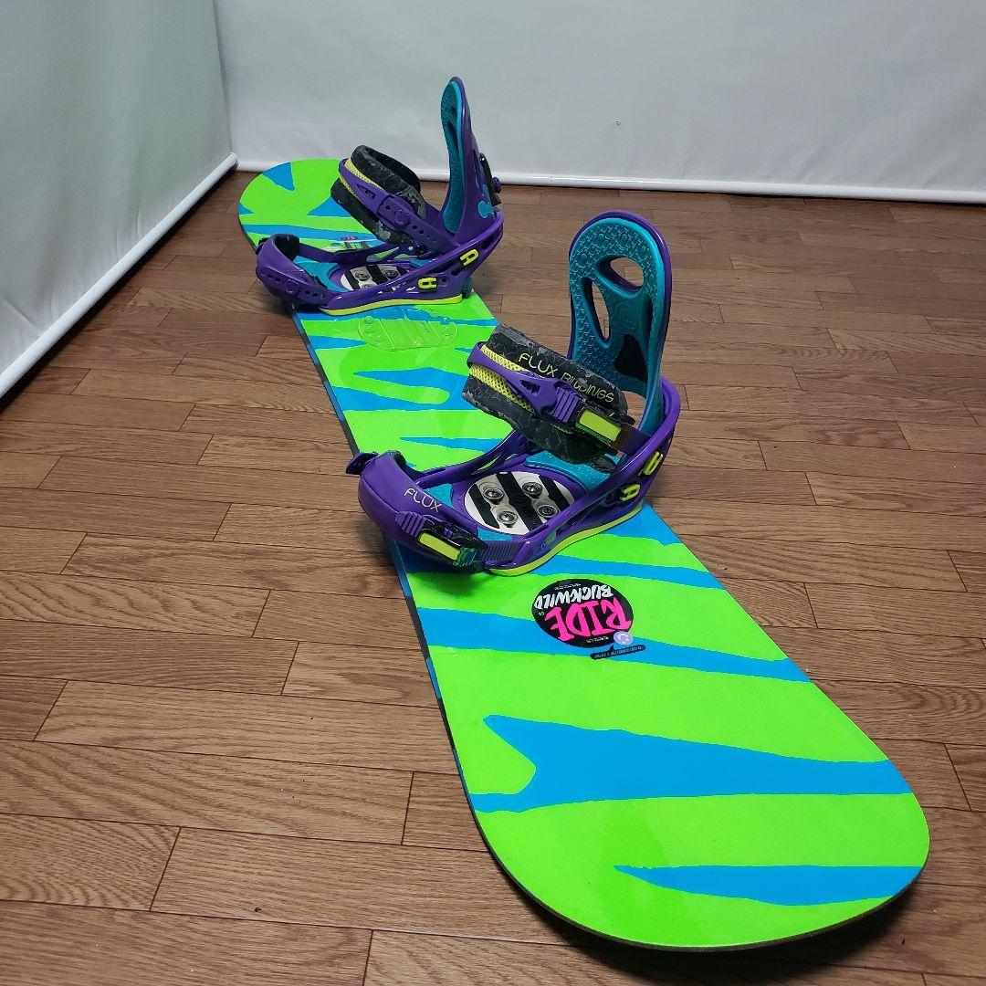 専用 RIDE FLUX 151cm スノーボードセット