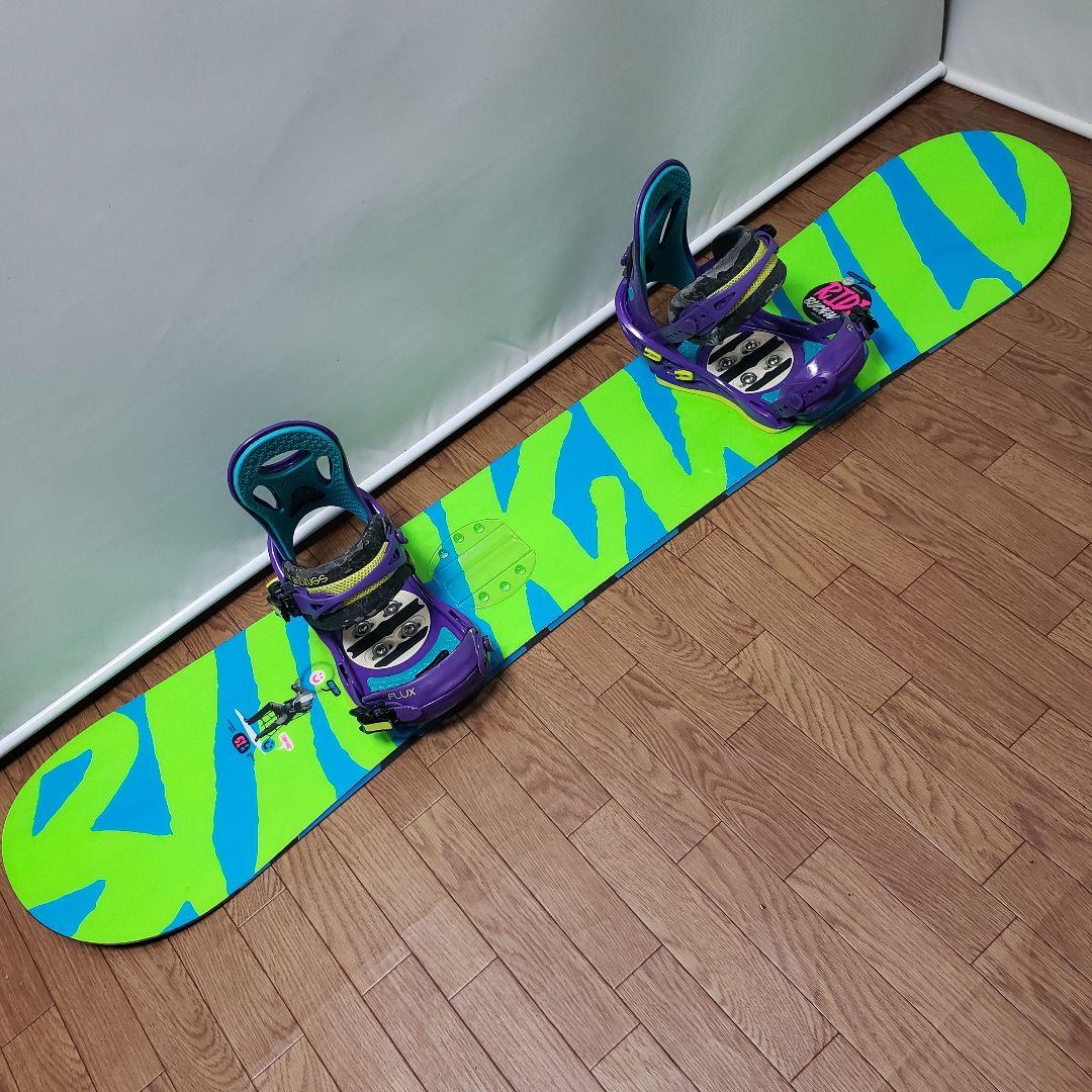 専用 RIDE FLUX 151cm スノーボードセット