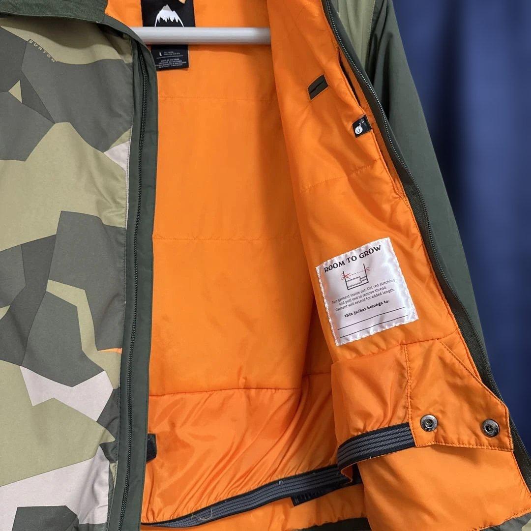 BURTON スノーウェア　迷彩　Lサイズ