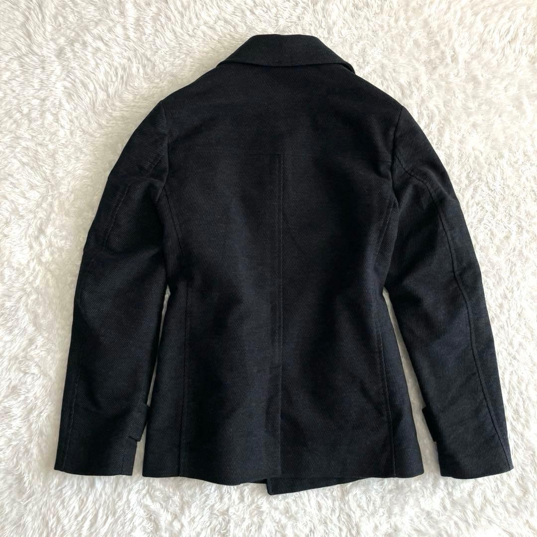 【美品】イタリア製　Kennet Street Pコート　ダークグレー