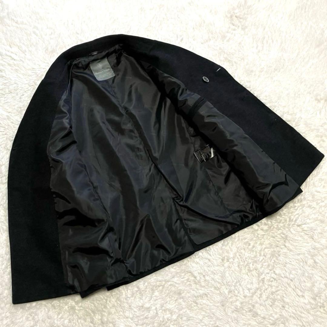 【美品】イタリア製　Kennet Street Pコート　ダークグレー