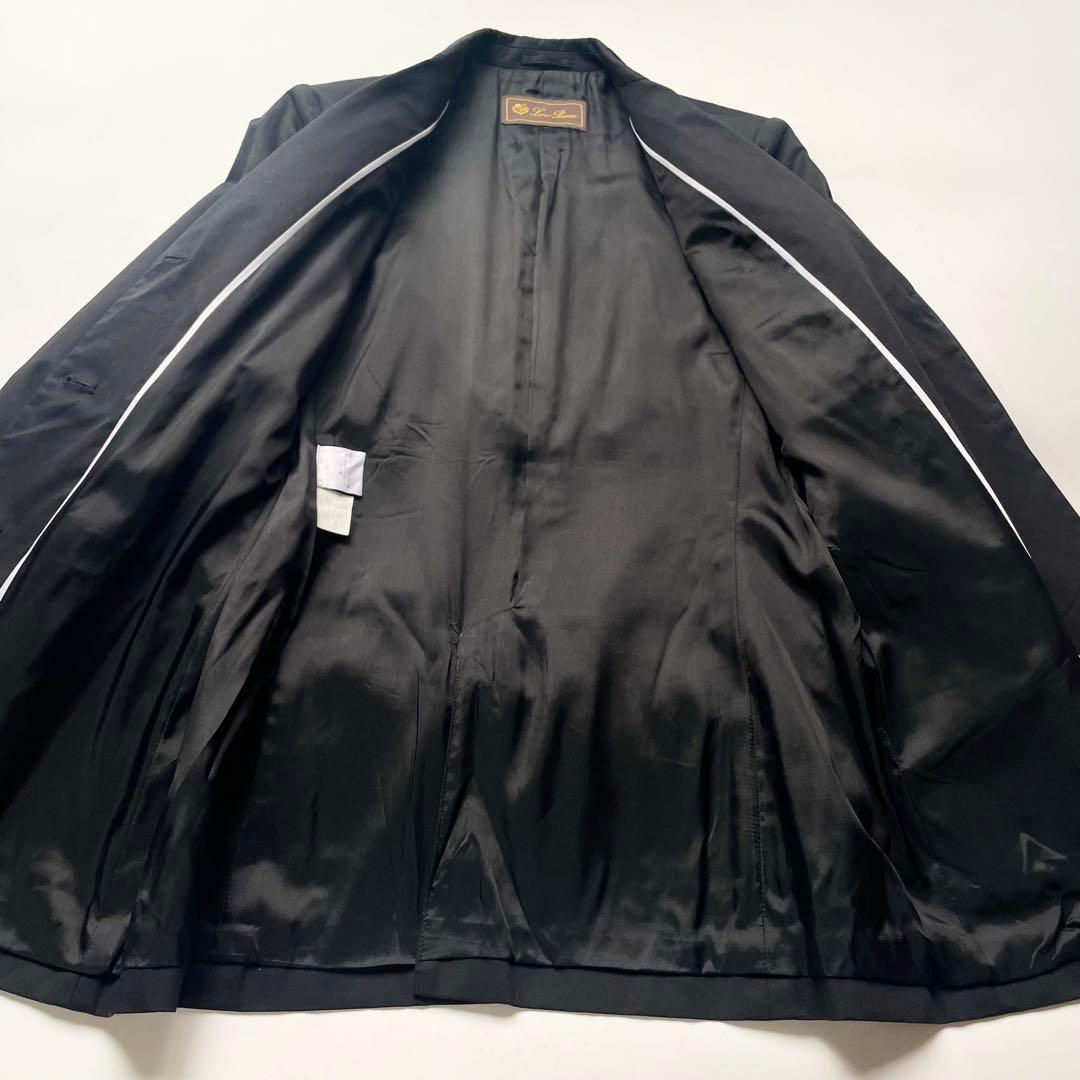 本家ロロピアーナ イタリア製 ストレッチコットン テーラードジャケット 42