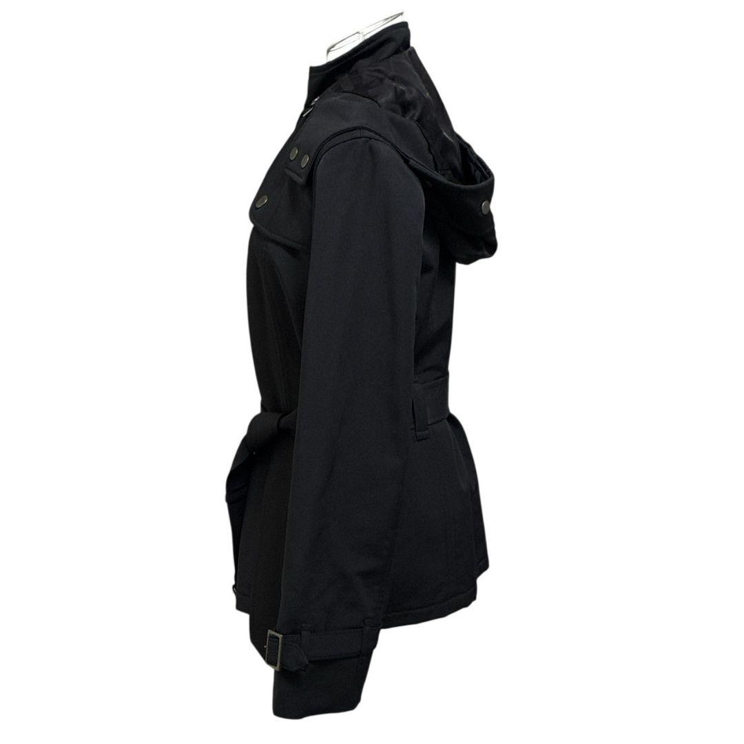 極美品★バーバリーロンドン コート フード着脱可 ベルト付 黒 38