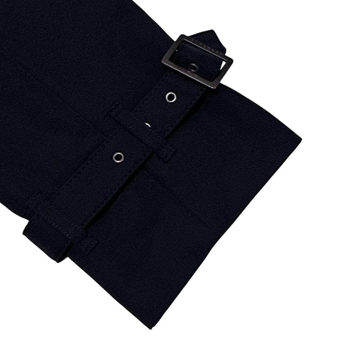 極美品★バーバリーロンドン コート フード着脱可 ベルト付 黒 38