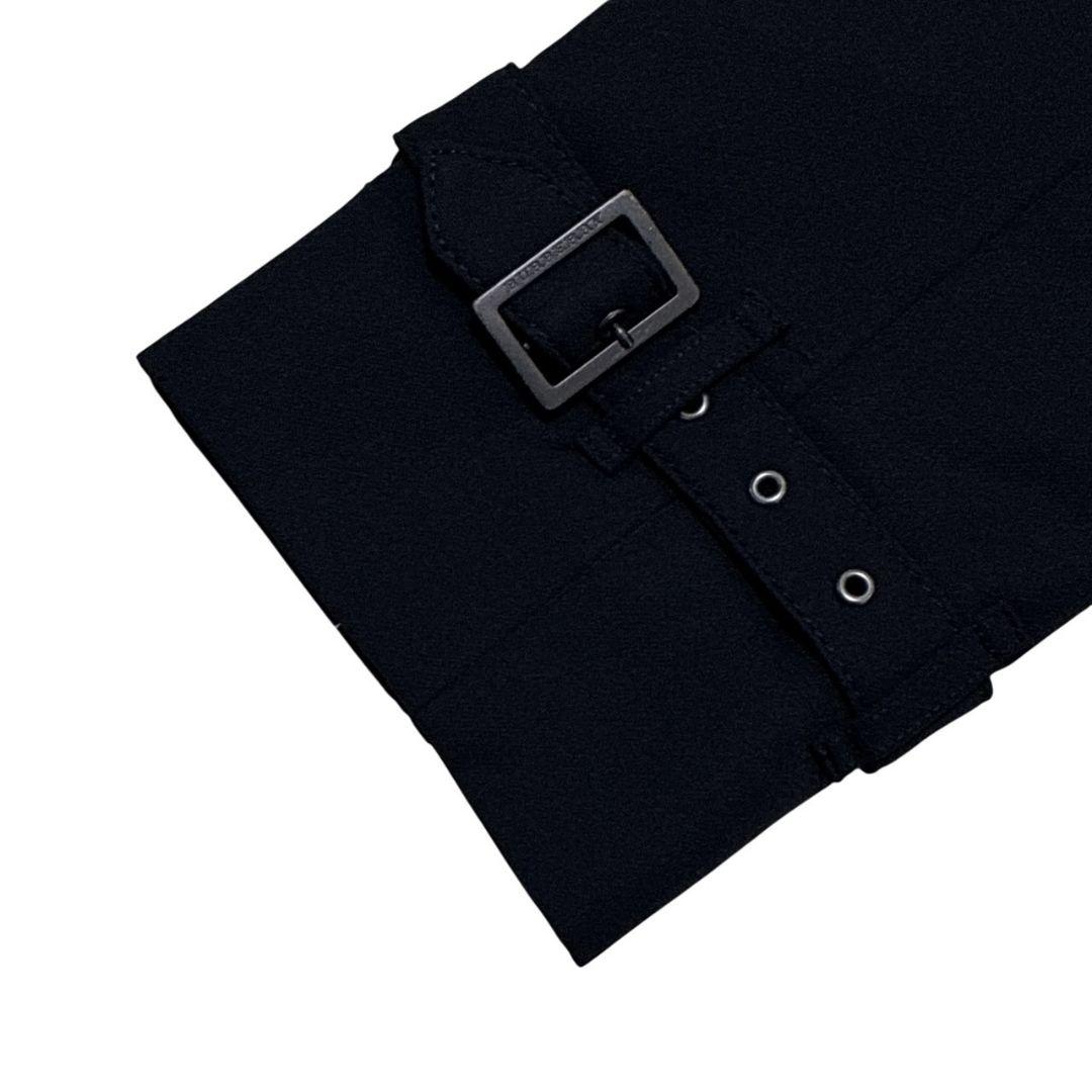 極美品★バーバリーロンドン コート フード着脱可 ベルト付 黒 38