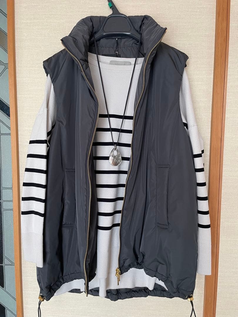 23区 【洗える】中綿 パティング ベスト