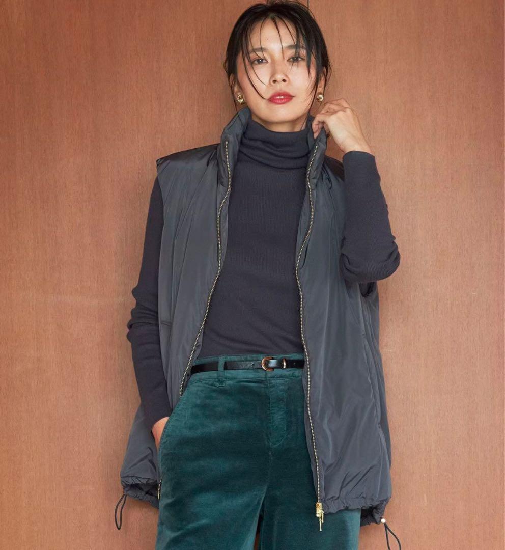 23区 【洗える】中綿 パティング ベスト