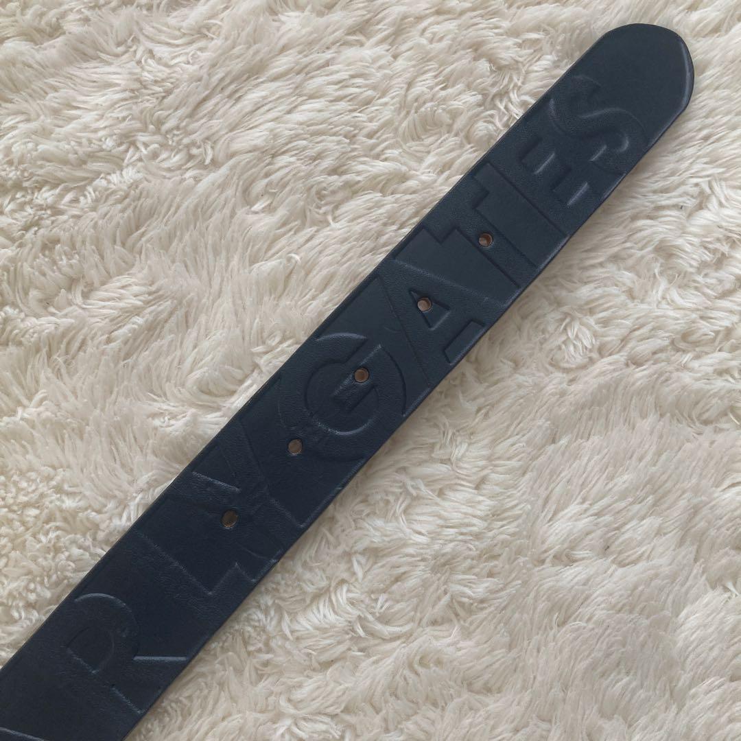 PEARLY GATES パーリーゲイツ　レザーベルト　ネイビー